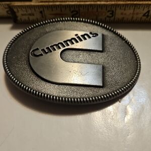Cummins Silver Belt Buckle